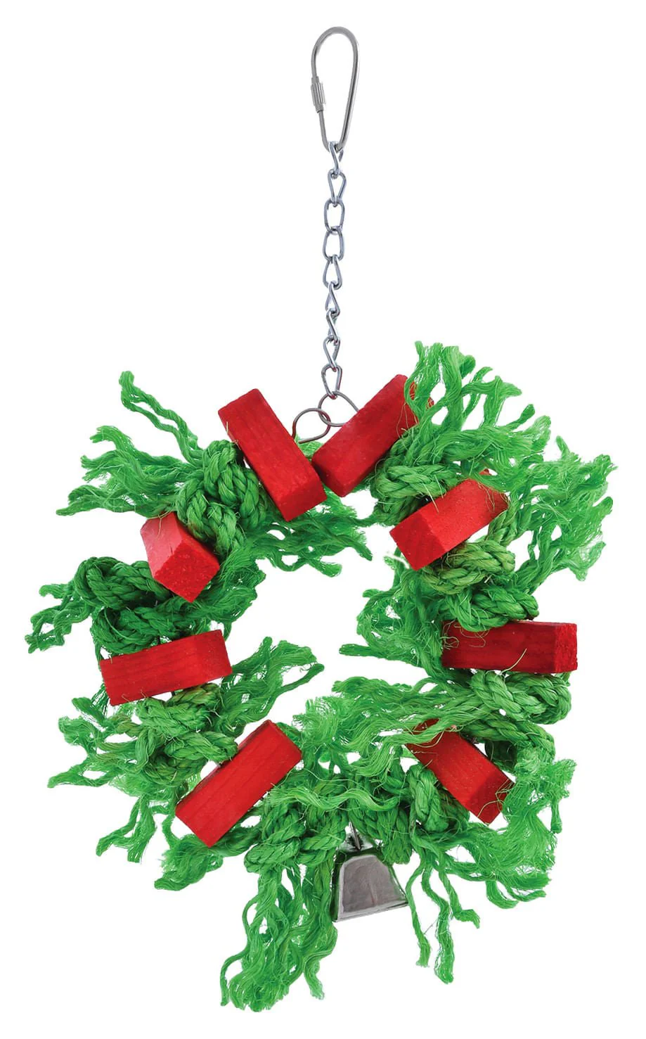 Holiday Sisal Wreath Bird Toy - Pet's Shop