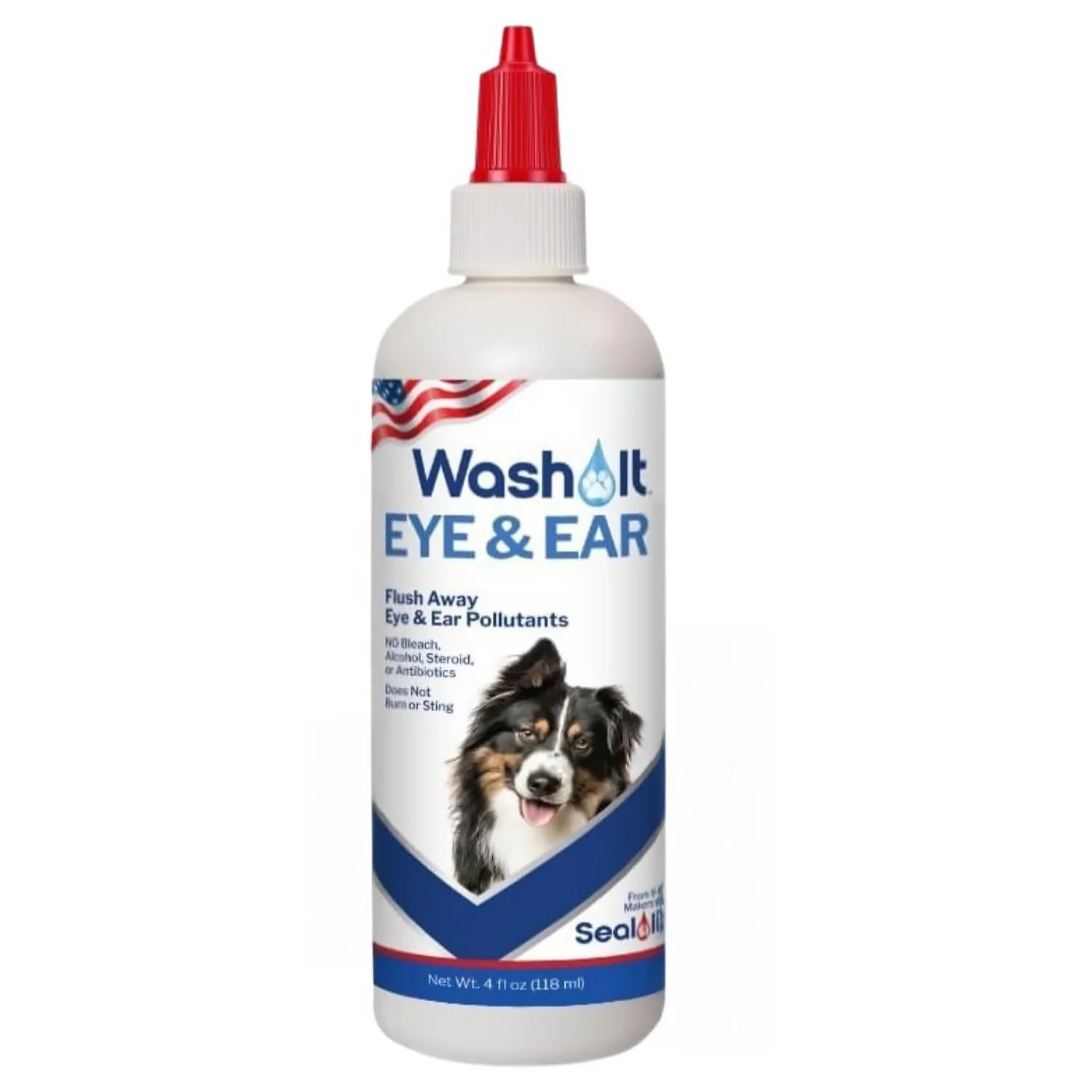 Wash It Eye & Ear Wash, 4 oz - Pet's Shop