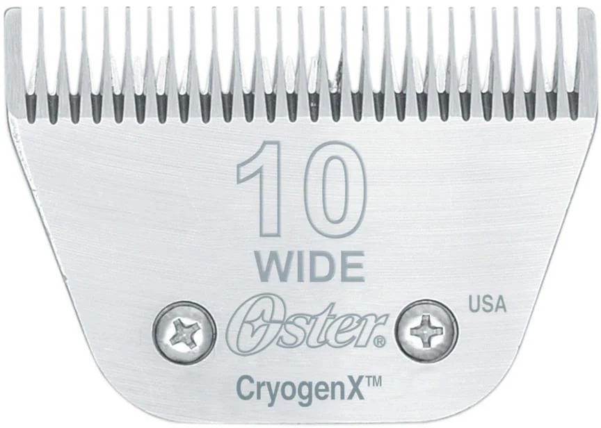 Oster Size 10 Wide CryogenX Blades - Pet's Shop