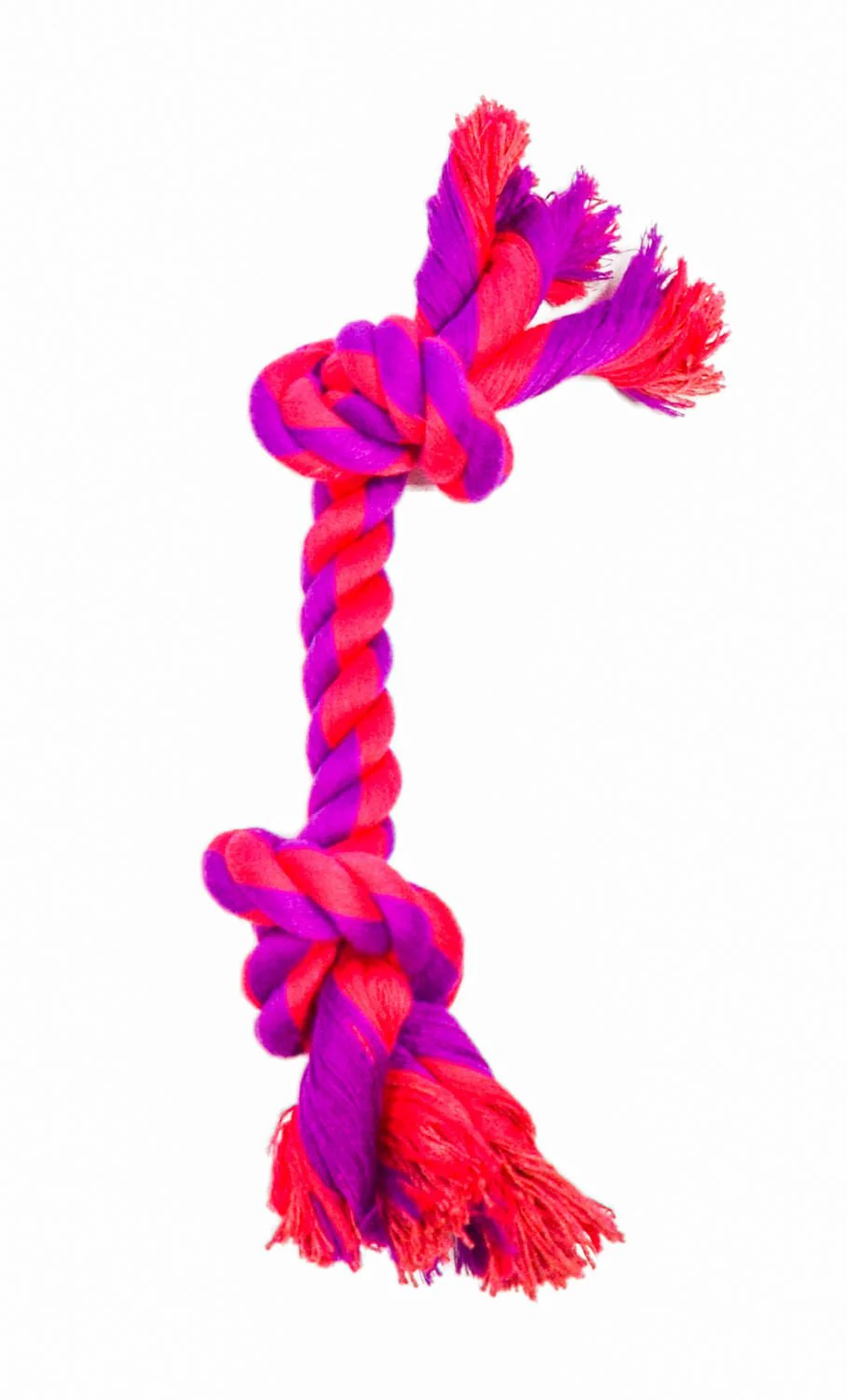 2 Knot Rope Dog Bone Tug Toy - Pet's Shop