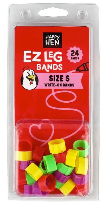 Happy Hen EZ Leg Bands, Assorted - Pet's Shop