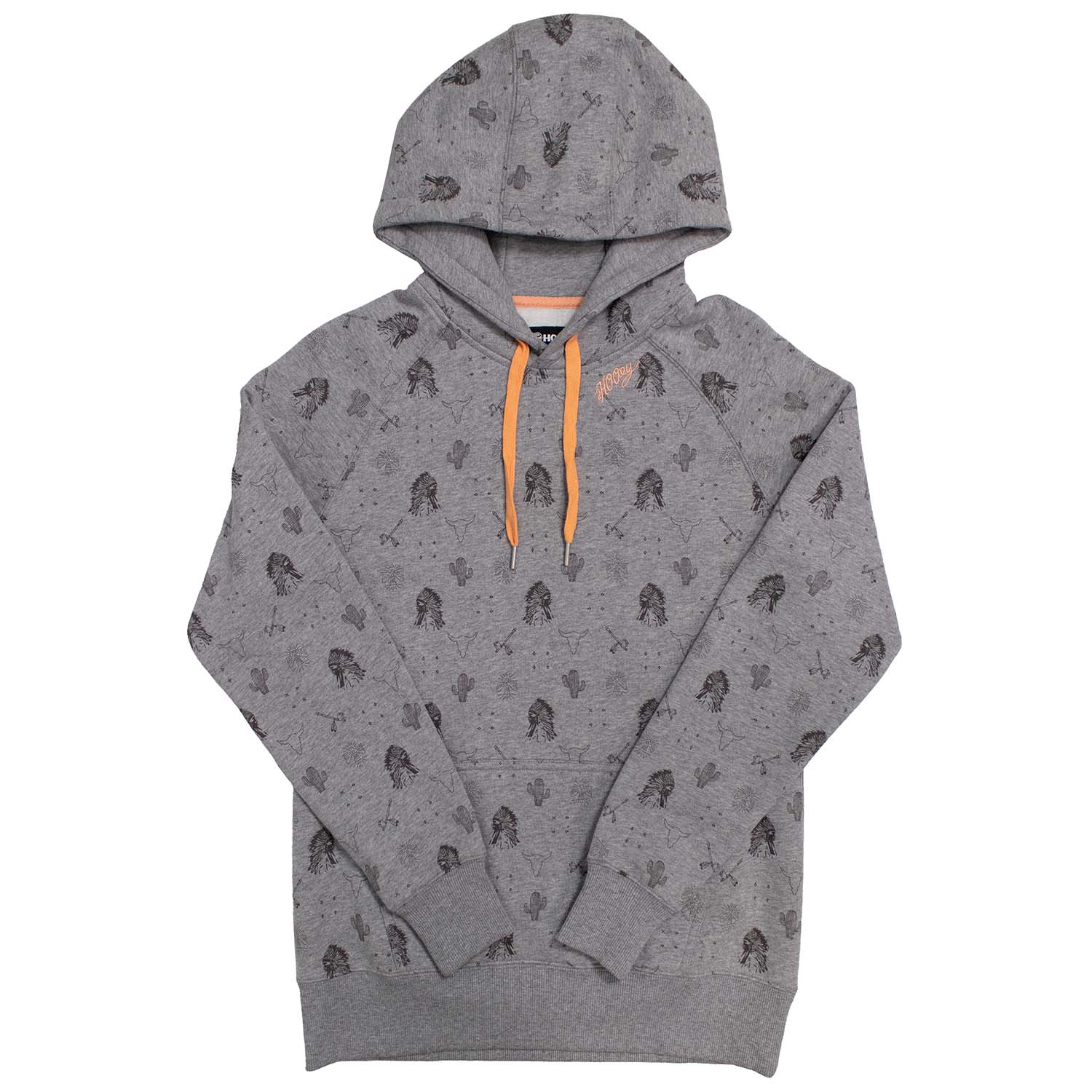 Hooey Plains Ladies' Hoodie, Gray - Pet's Shop