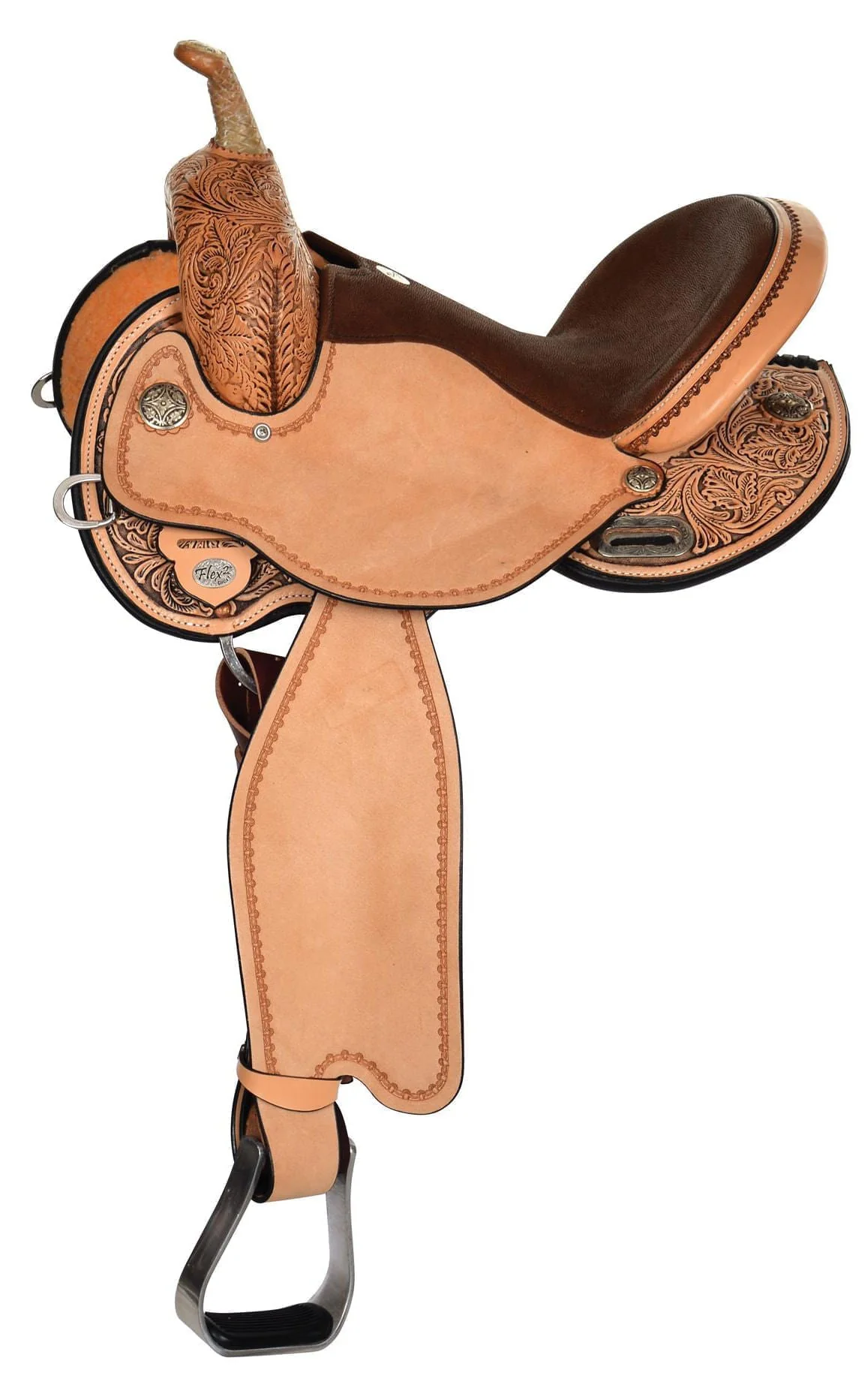 Kelly Kaminski Swift Flex2 Barrel Saddle, Regular, Antique - Pet's Shop