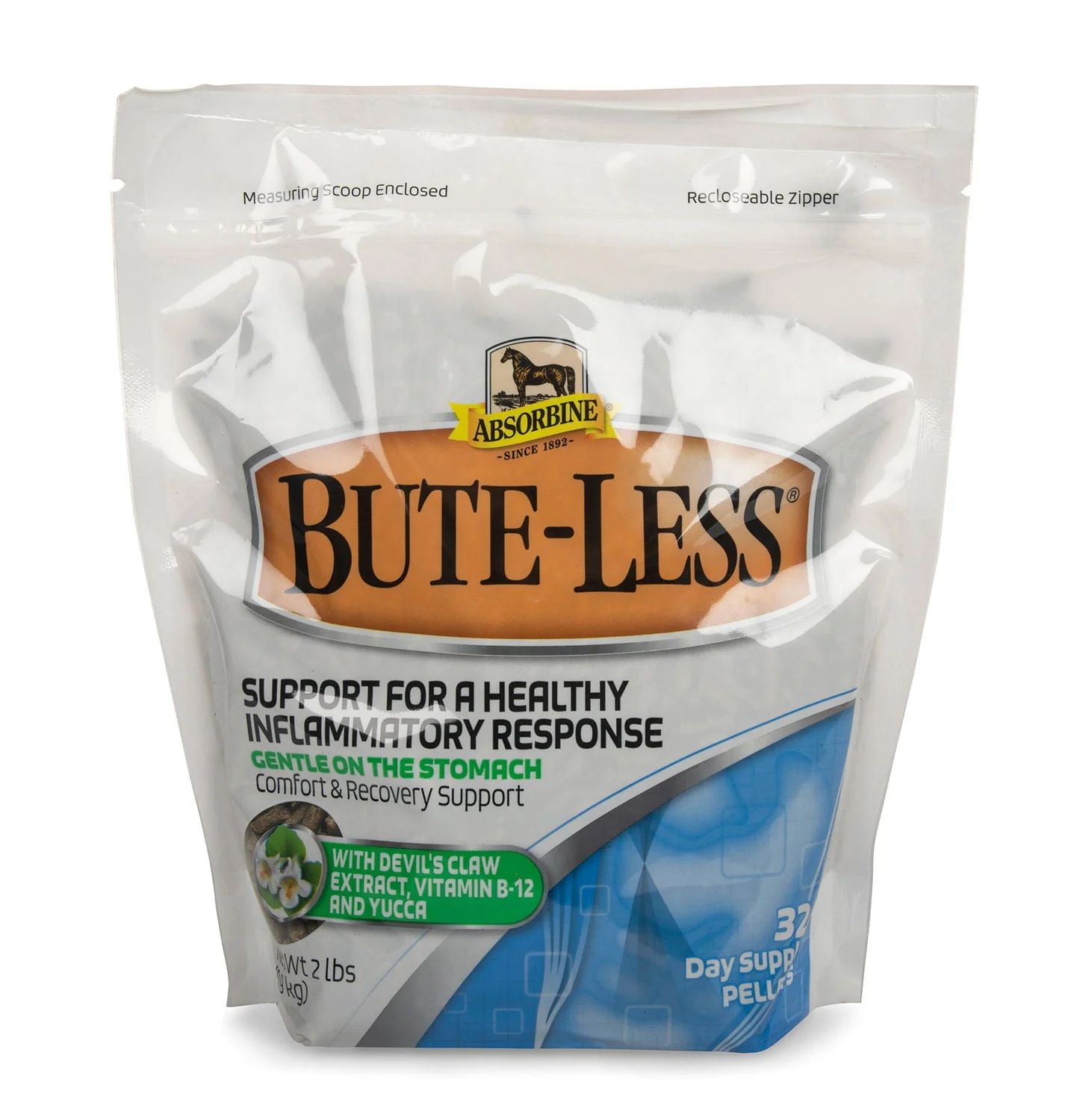 Absorbine Bute-Less Pellets Comfort & Recovery Horse Supplement - Pet's Shop