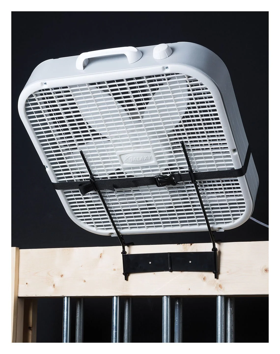 Box Fan Holder, Black - Pet's Shop