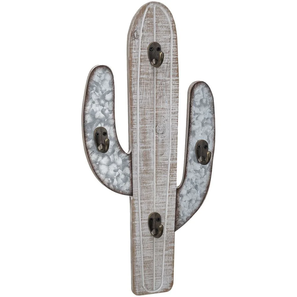 White Wash Cactus Hook, Small - Pet's Shop