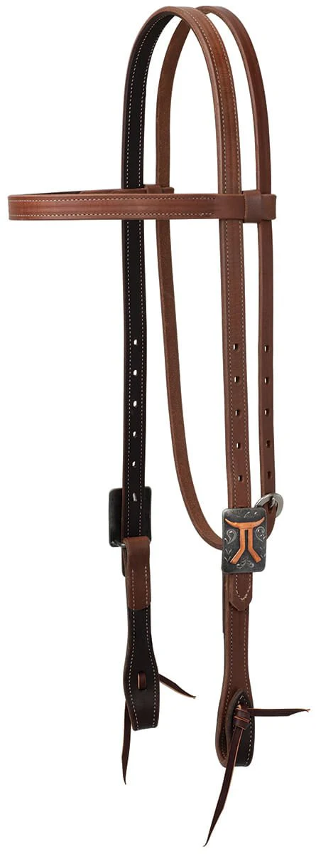 Smarty x Synergy Latigo Lined Oiled Harness Leather Headstall - Pet's Shop