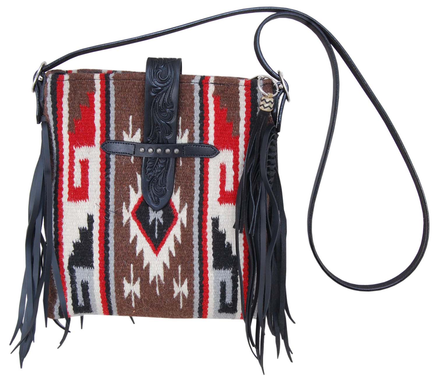 Rafter T Navajo Crossbody, Chocolate and Cream - Pet's Shop