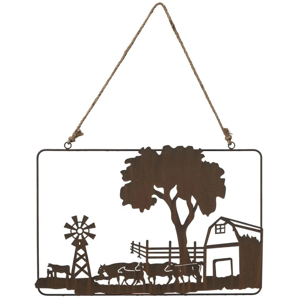 Barn/Cows Wall Hanging - Pet's Shop