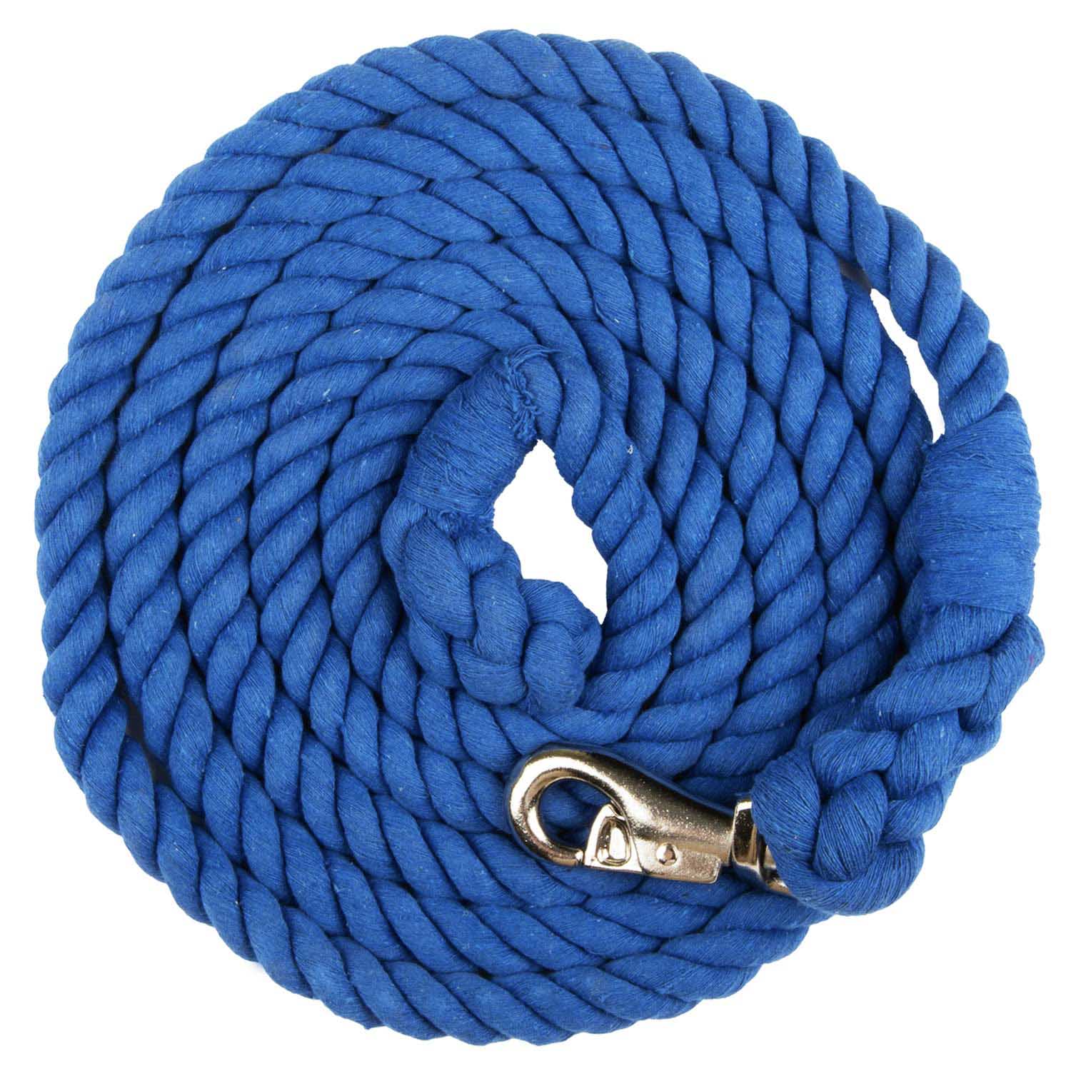 Colorful Cotton Horse Lead Ropes with Nickel Bull Snap, 10' L - Pet's Shop