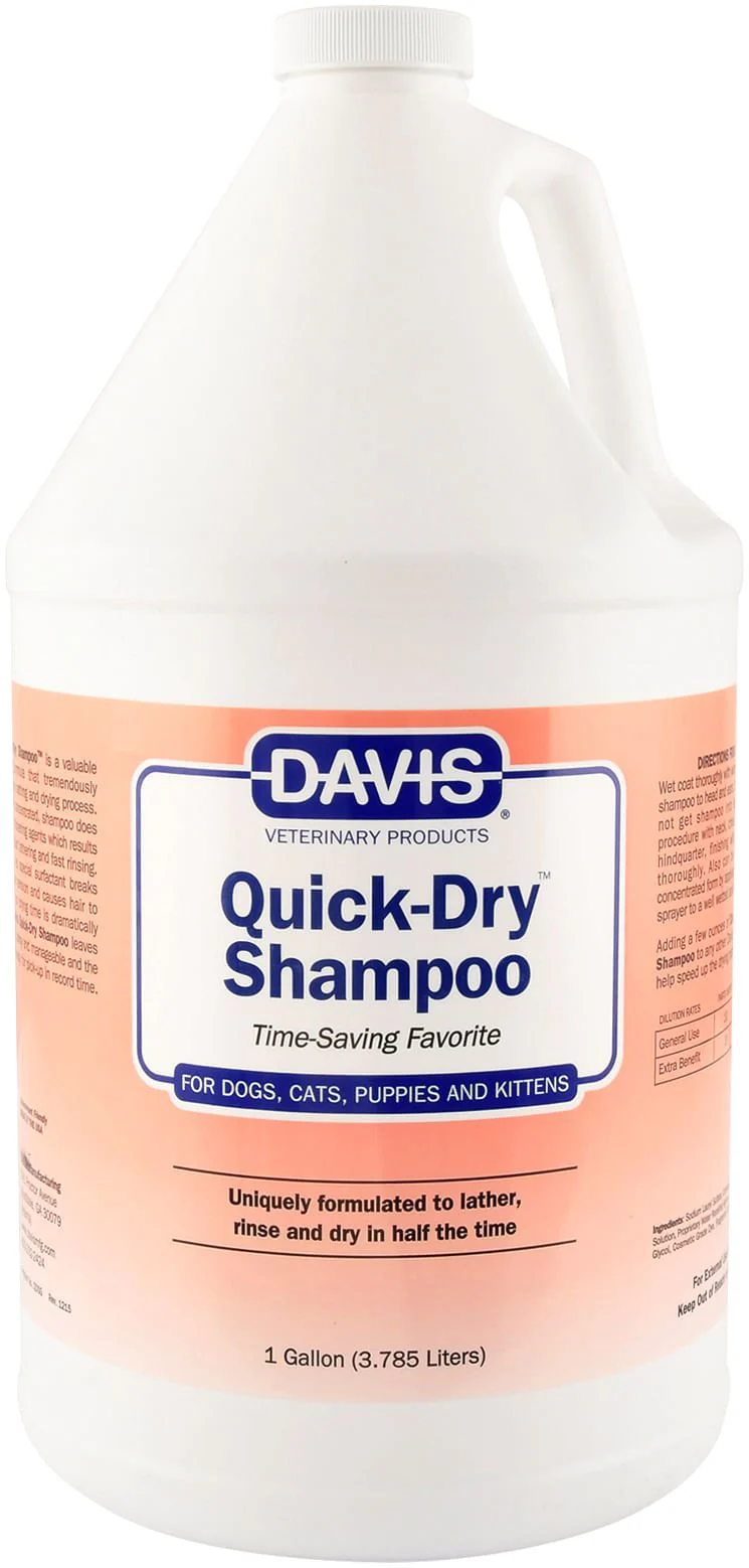 Davis Quick-Dry Shampoo, Gallon - Pet's Shop