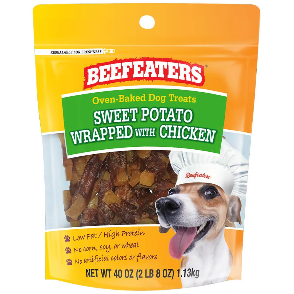 Beefeaters Sweet Potato Wrapped with Chicken - Pet's Shop