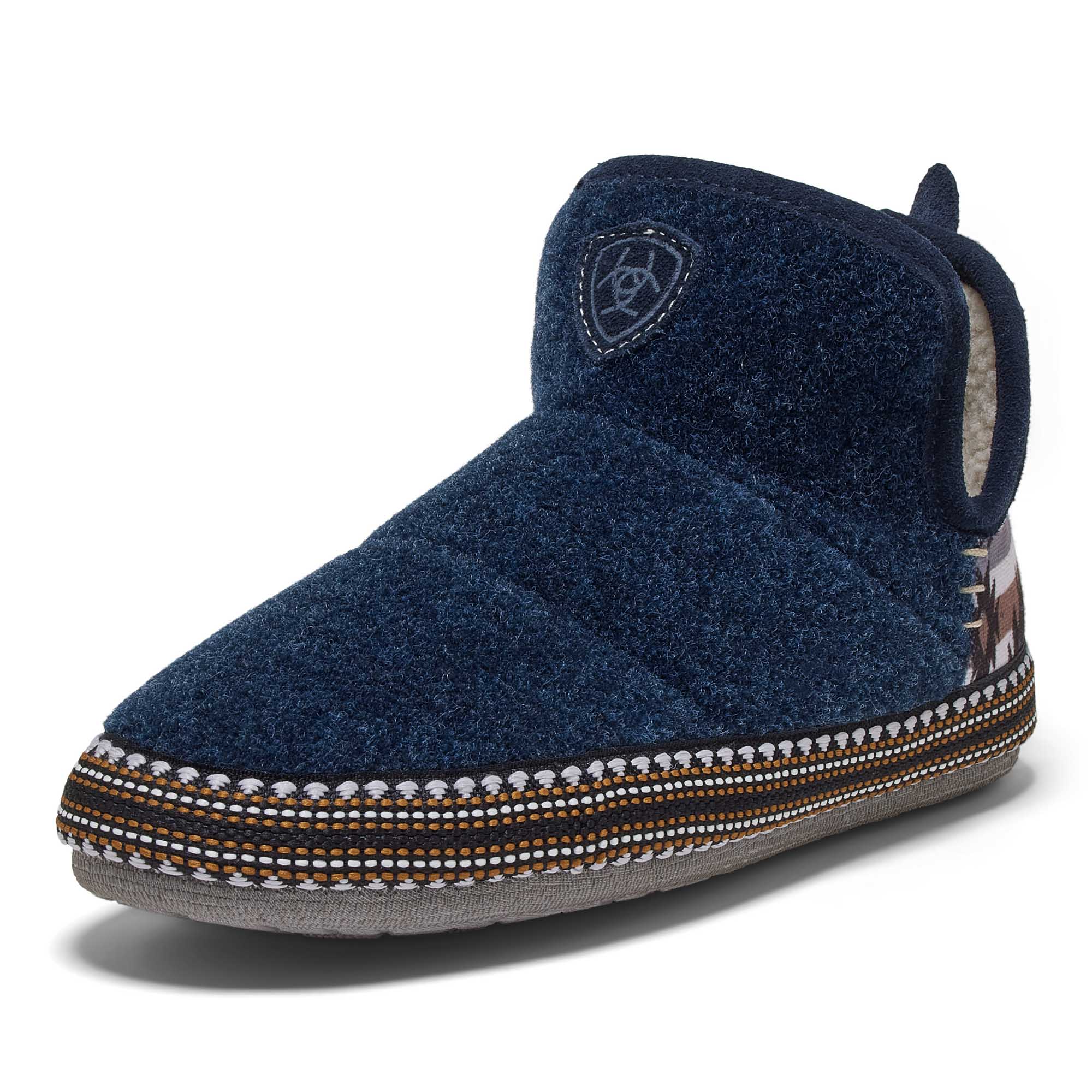 Ariat Women's Bootie Slipper, Denim Southwest - Pet's Shop