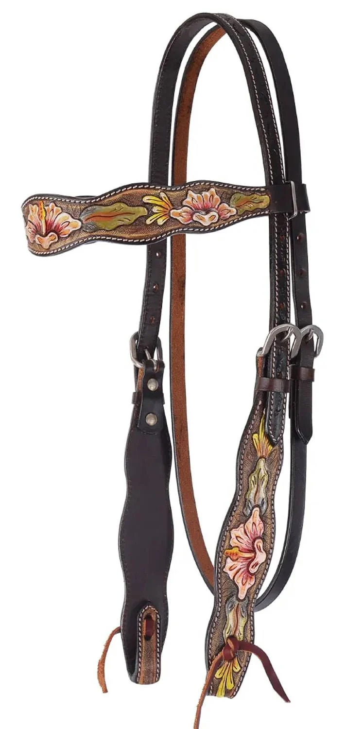 Circle Y Texas Grace Browband Headstall, Full - Pet's Shop