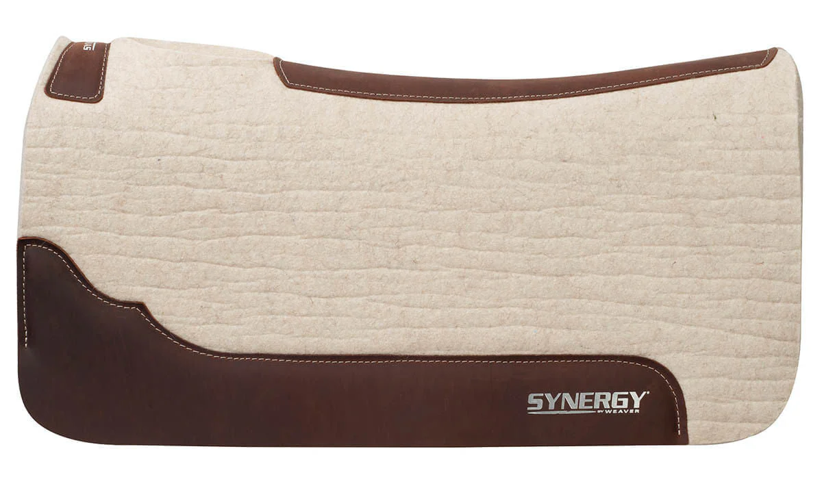Synergy Steam Pressed 100% Merino Wool Felt Performance Saddle Pad - Pet's Shop