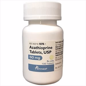 Rx Azathioprine (Generic) Tablets for Dogs & Cats, 50mg x 100 Tablets - Pet's Shop