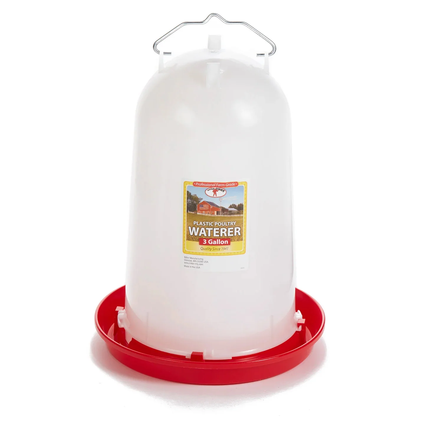 Little Giant Plastic Poultry Fountain, 3 Gallon - Pet's Shop