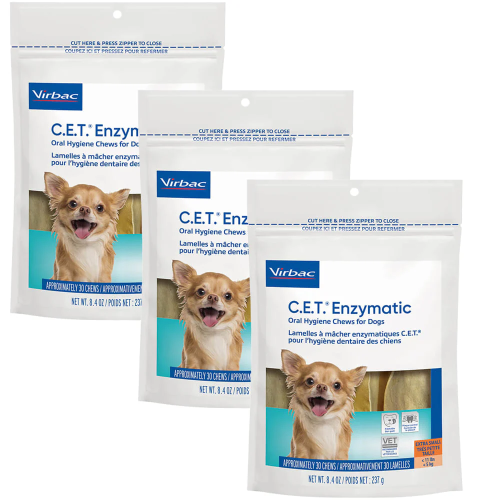 Virbac C.E.T. Enzymatic Oral Chews for Dogs - Pet's Shop