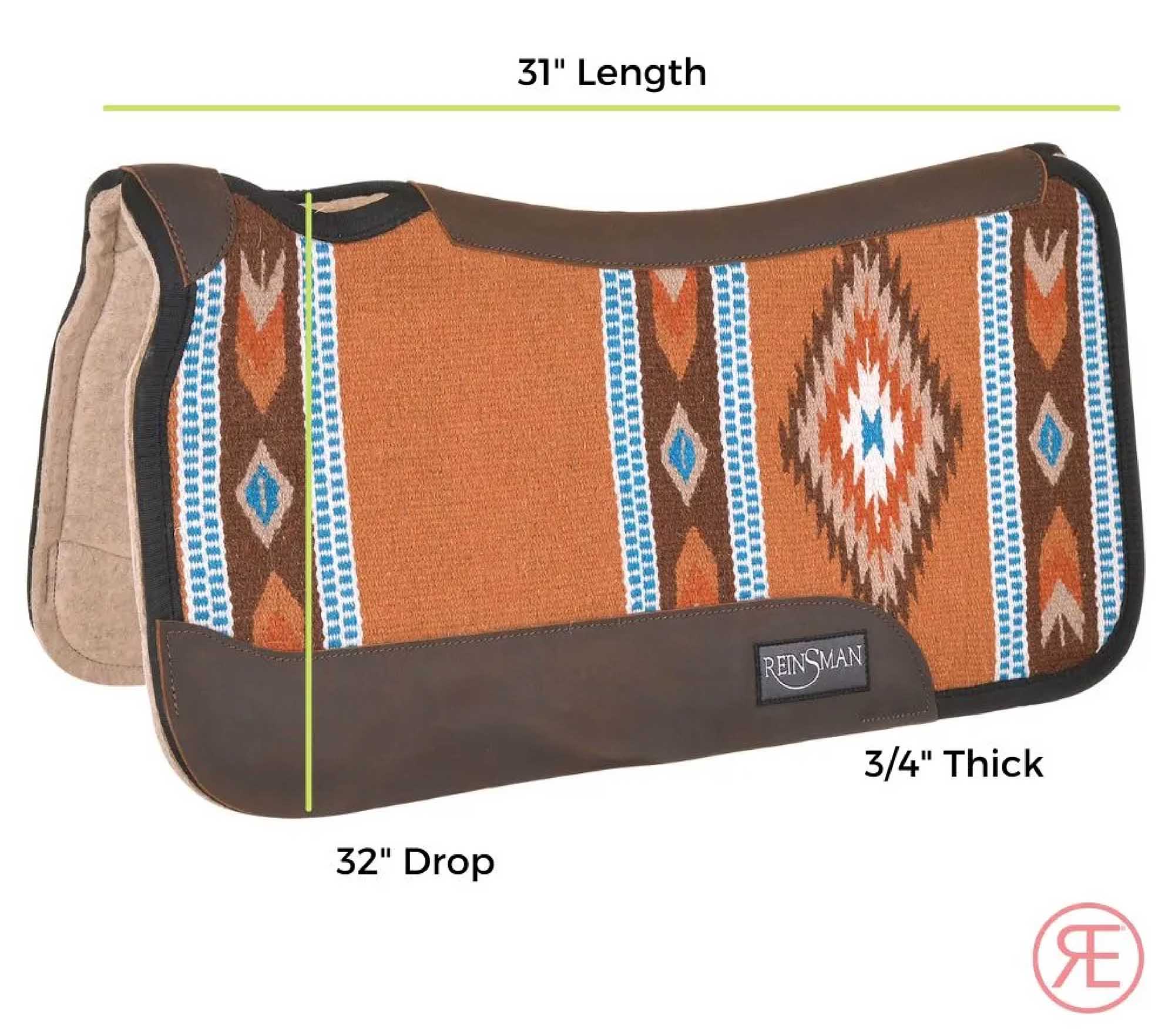 Reinsman Ranahan Wool Saddle Pad - Pet's Shop