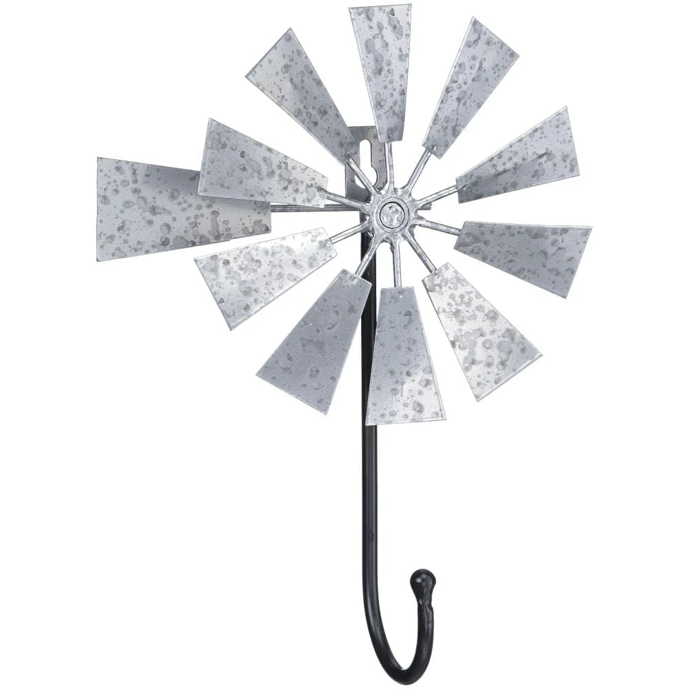 Metal Windmill Wall Hook - Pet's Shop