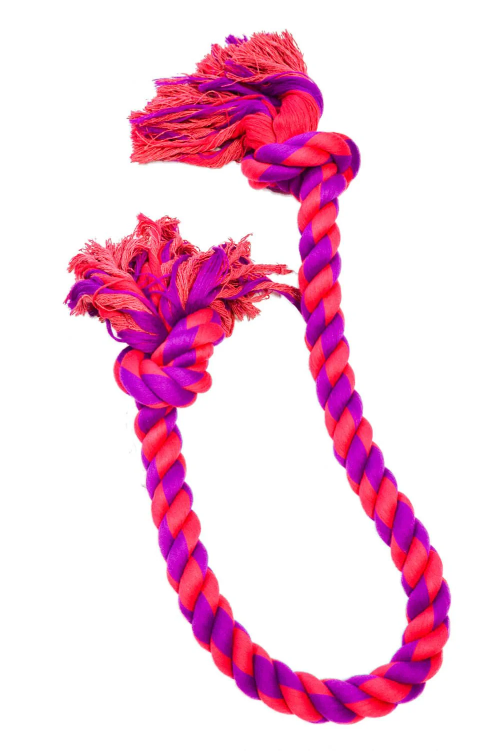 2 Knot Rope Dog Bone Tug Toy - Pet's Shop