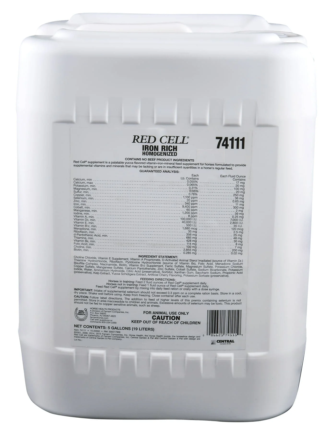 Red Cell Horse Supplement for Energy & Stamina - Pet's Shop