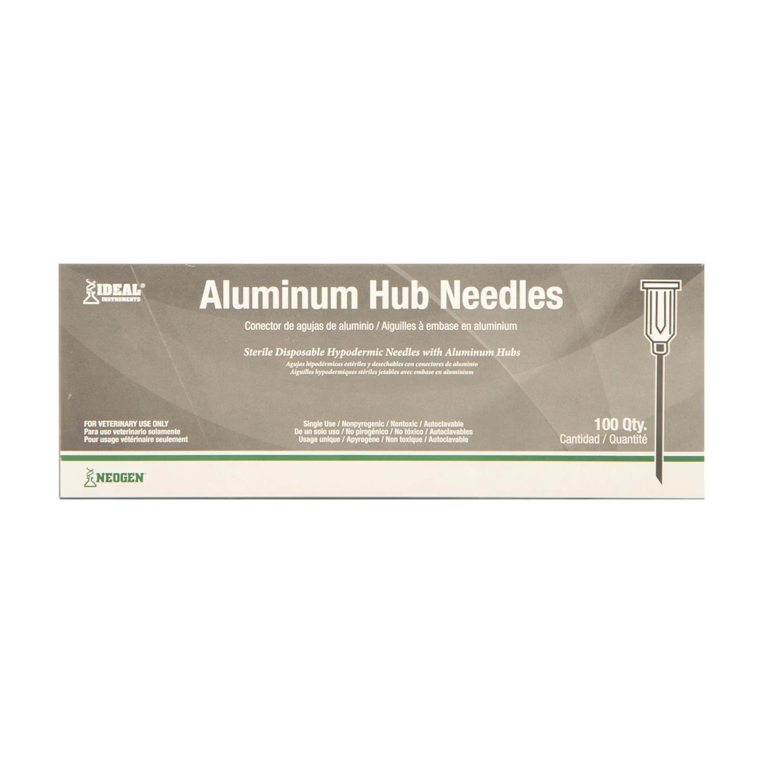 Ideal Aluminum Hub Needles, Box of 100 - Pet's Shop
