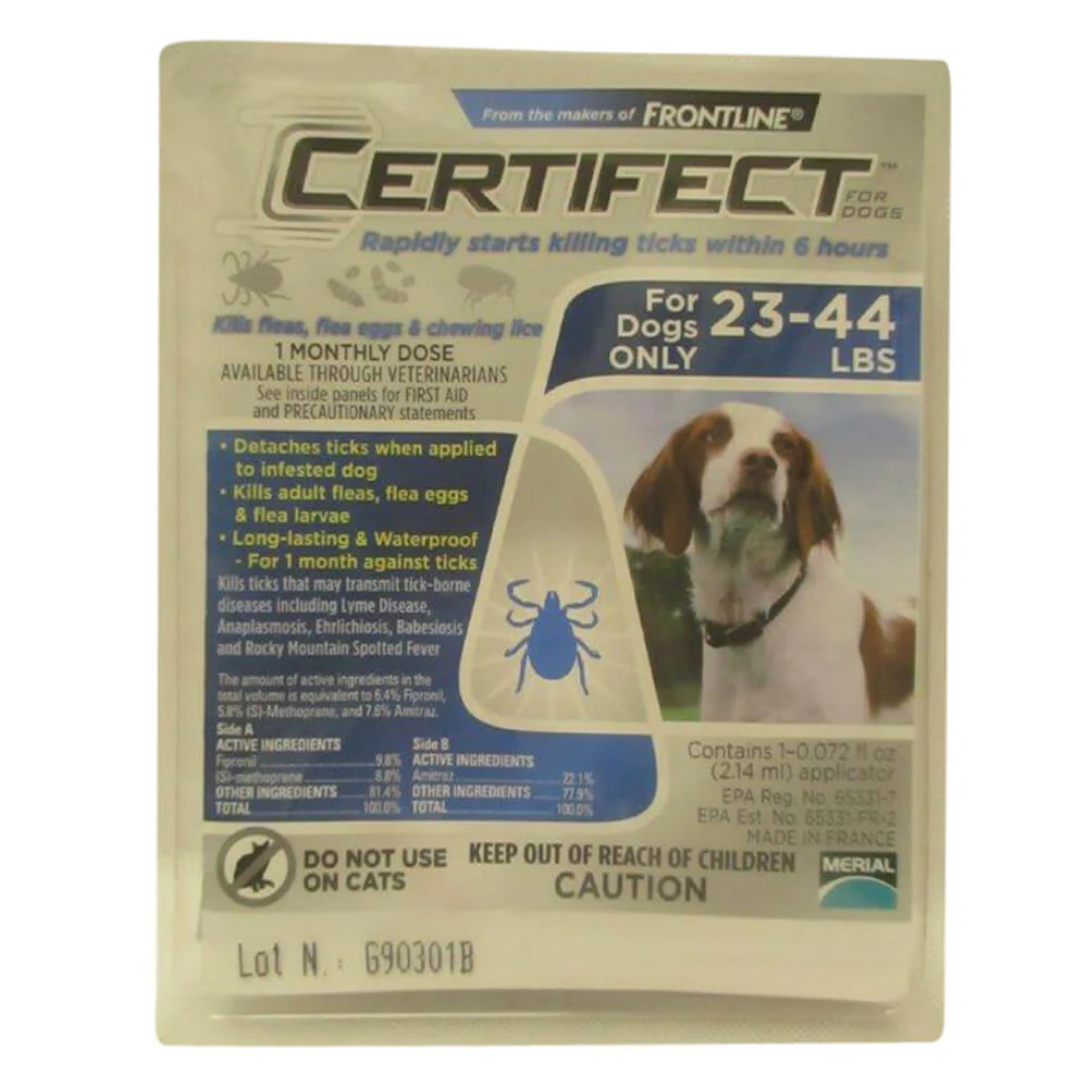Certifect Flea & Tick for Dogs - Pet's Shop