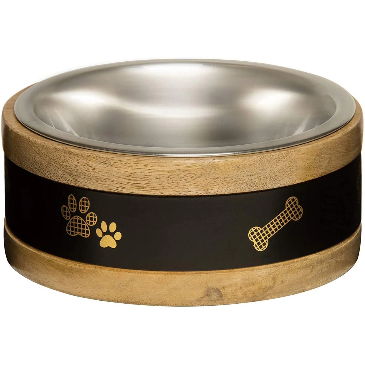 Wooden Ring Dog Bowl - Pet's Shop
