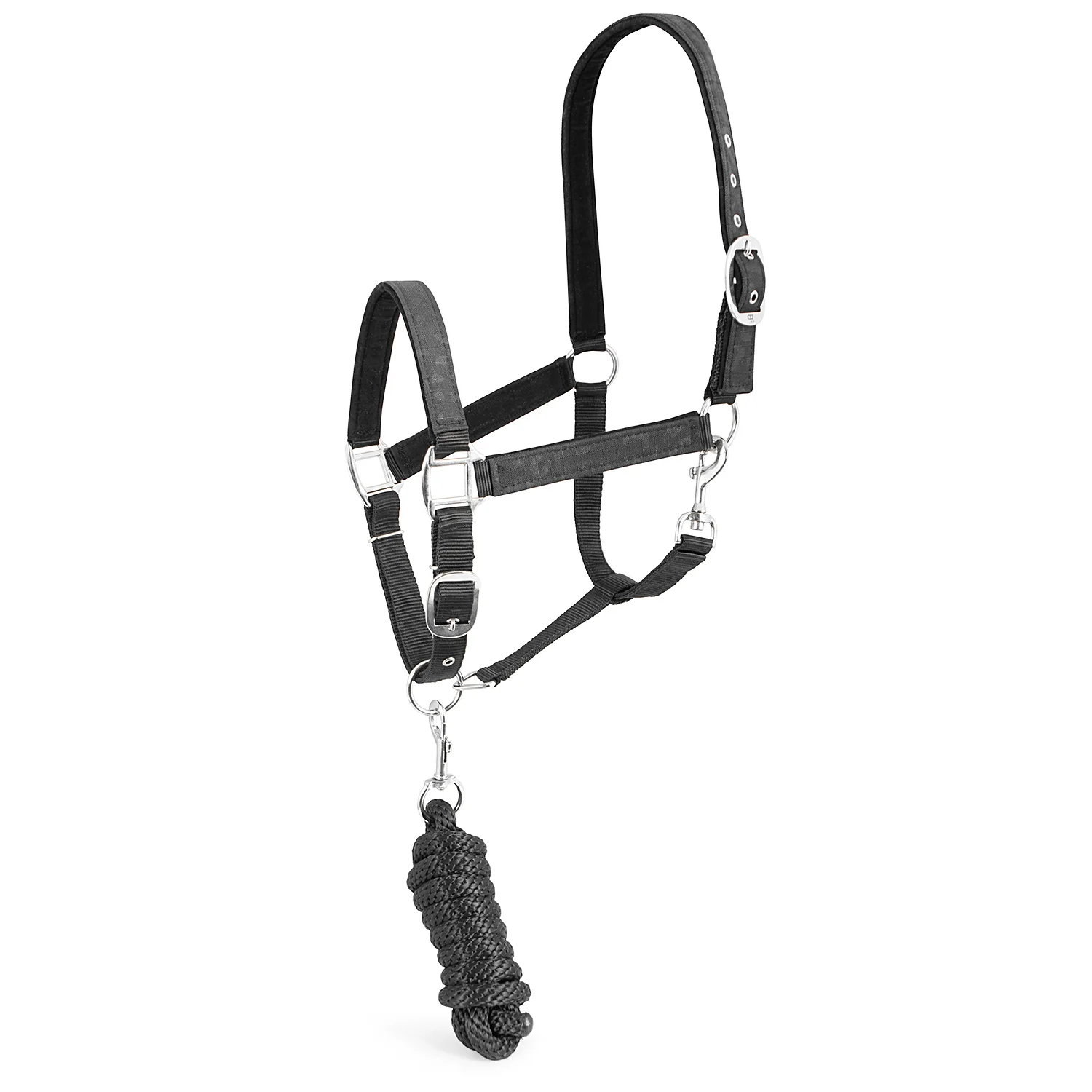 Poplar Head Nylon Horse Halter & Lead Matching Set, Full Size - Pet's Shop