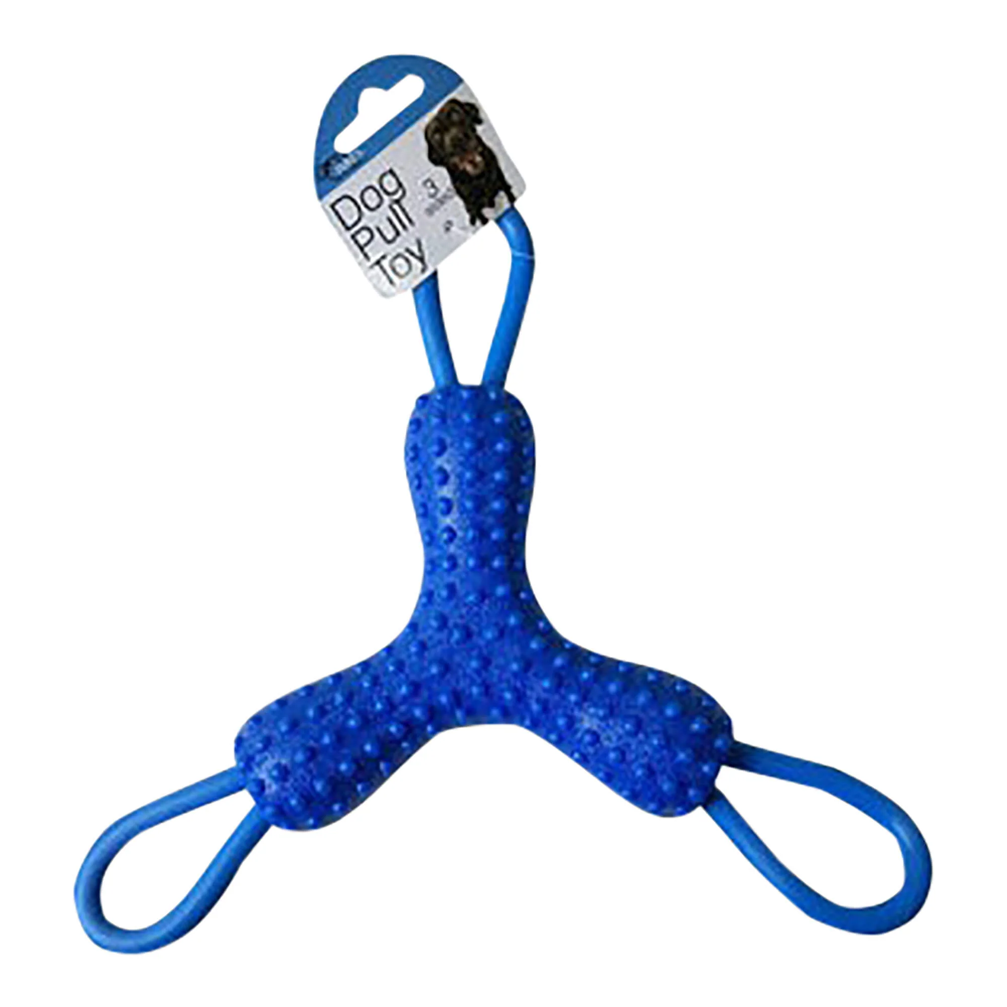 3-Sided Dog Pull Toy Assorted, 10