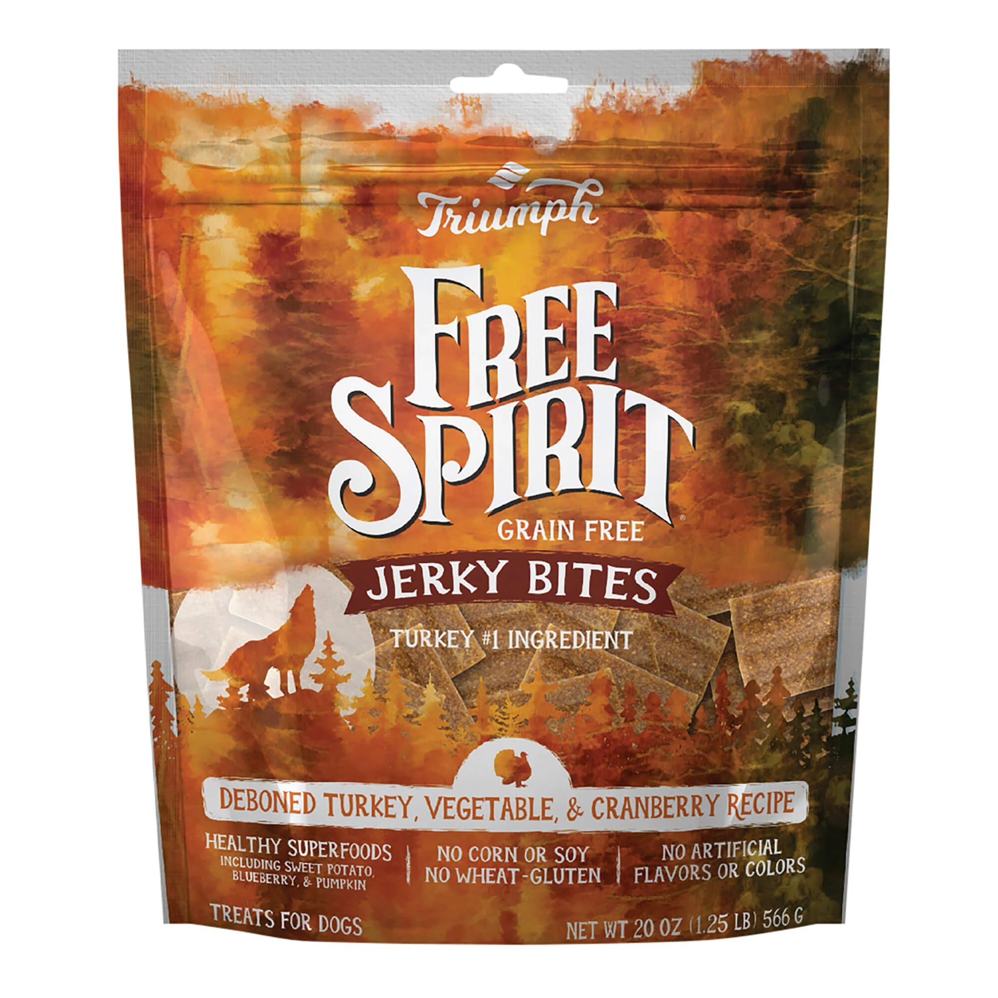 Free Spirit Deboned Jerky Bites, 20 oz - Pet's Shop