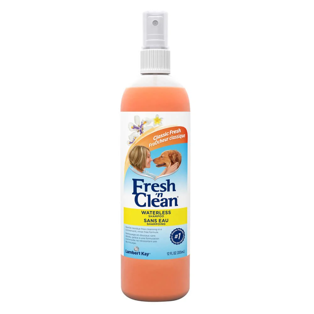 Fresh 'n Clean Waterless Shampoo, Classic Fresh Scent, 12 oz - Pet's Shop