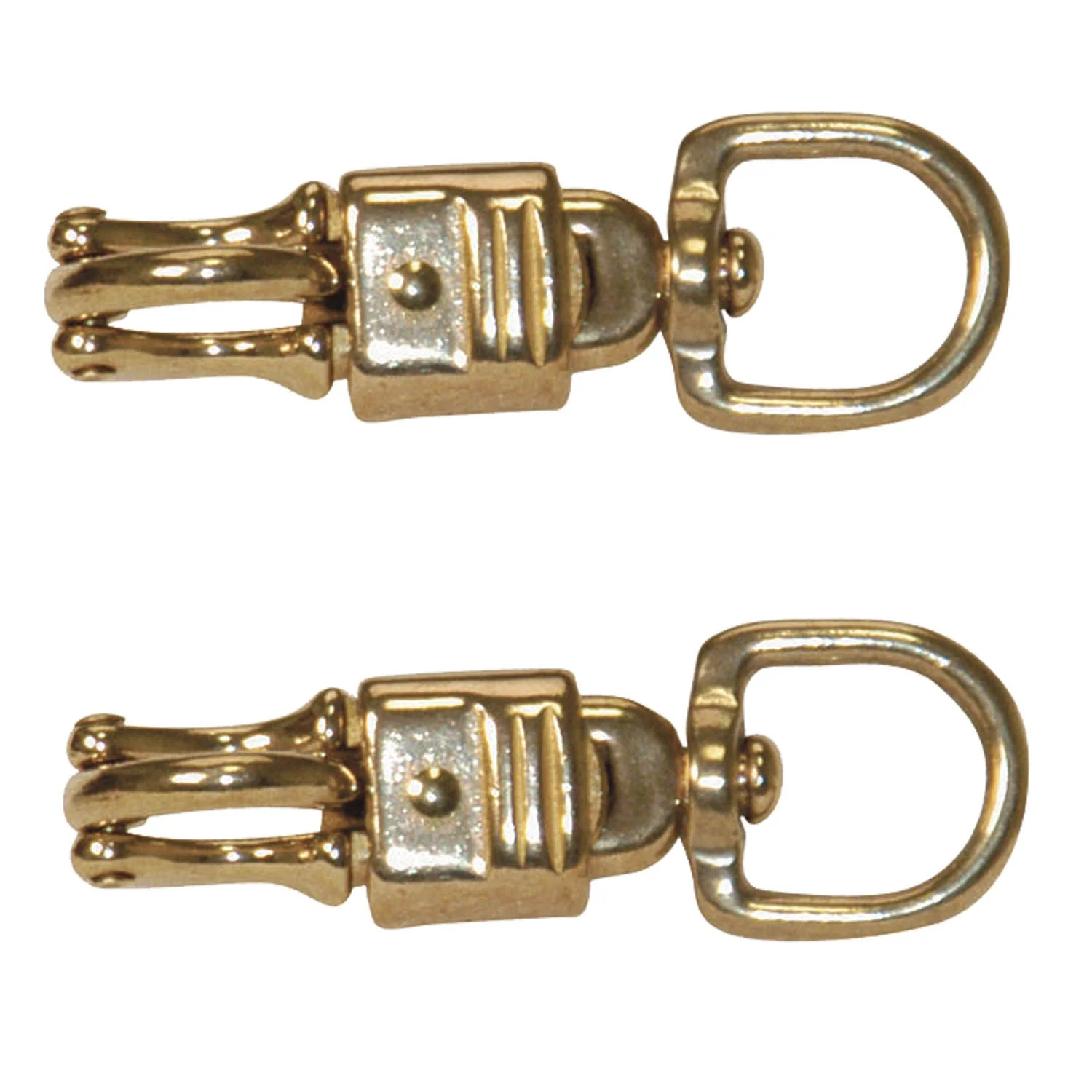 Round Eye Brass Panic Snap, 3/4