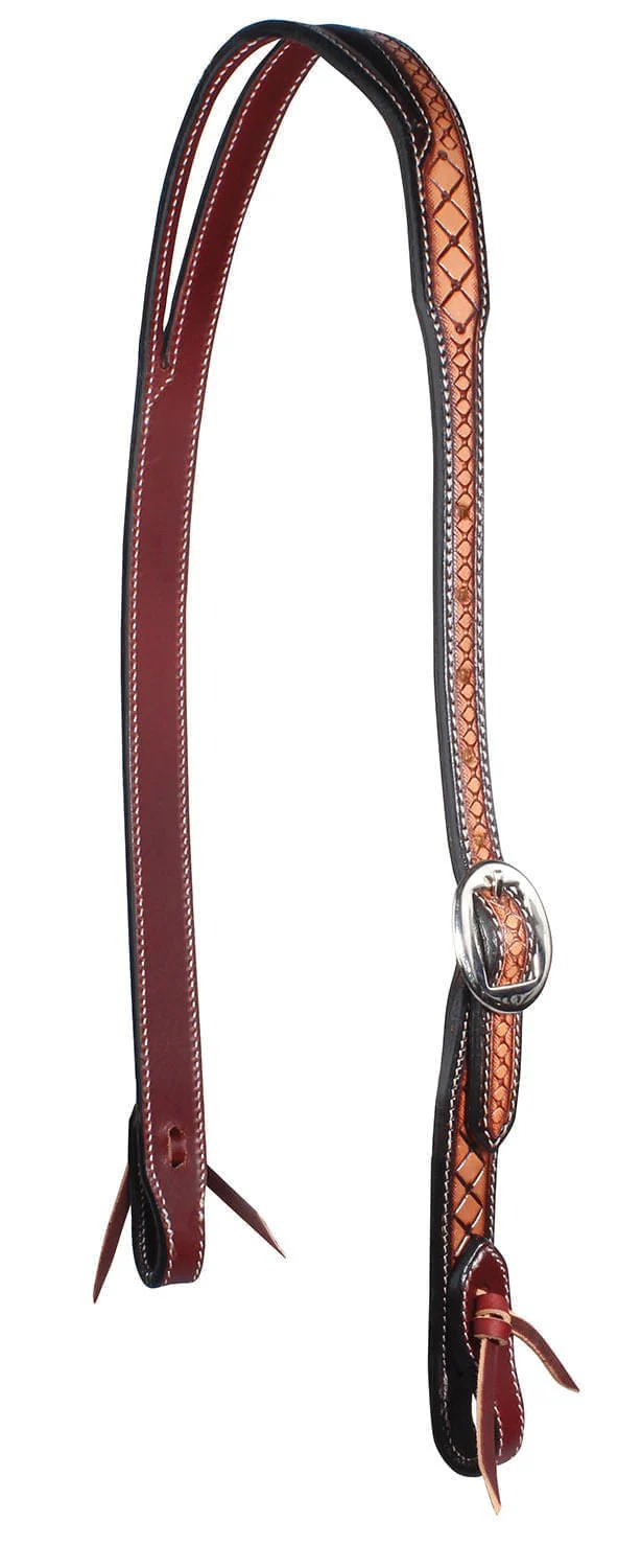 Professional's Choice Crosshatch Split Ear Headstall - Pet's Shop