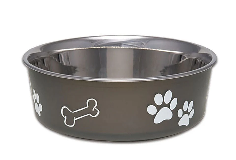 Loving Pets Bella Dog Bowl, Stainless Steel, XLarge - Pet's Shop