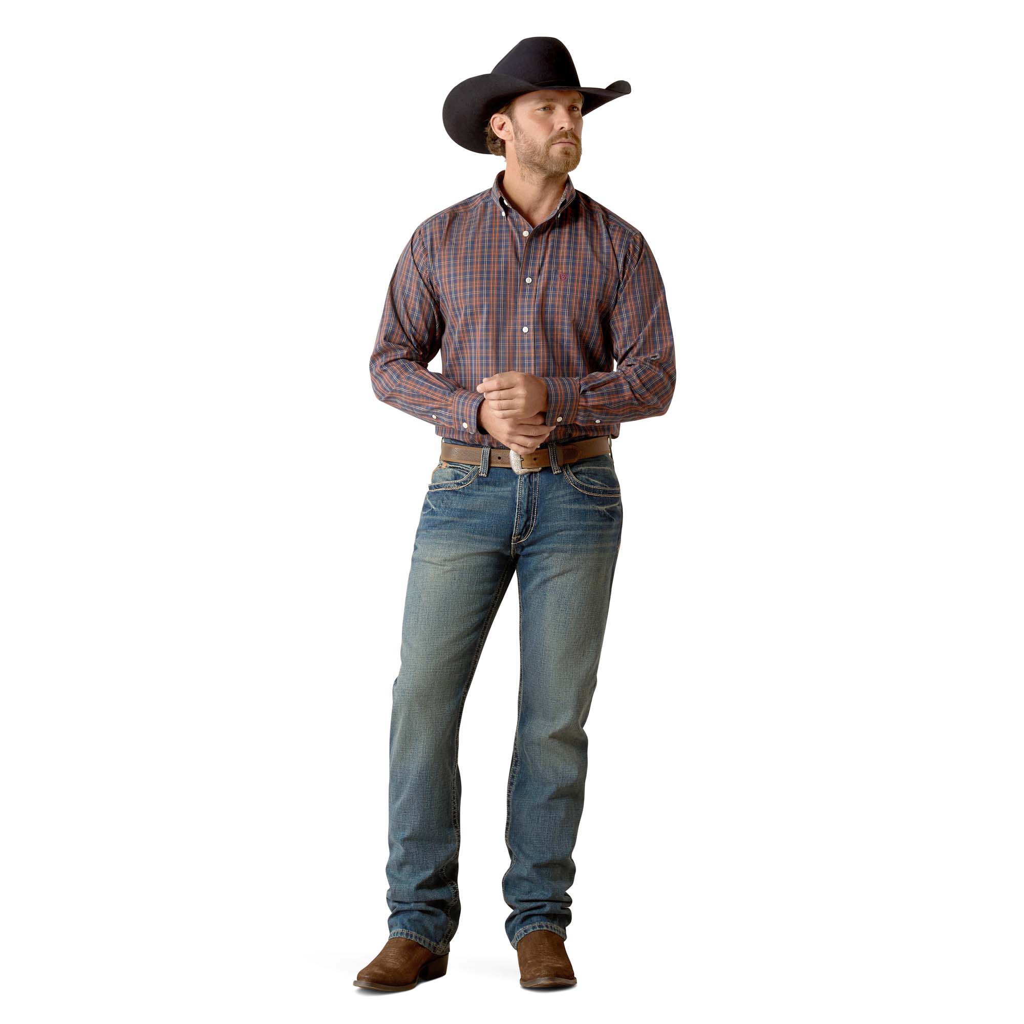 Ariat Men's Wrinkle Free Iker Longsleeve Shirt - Pet's Shop
