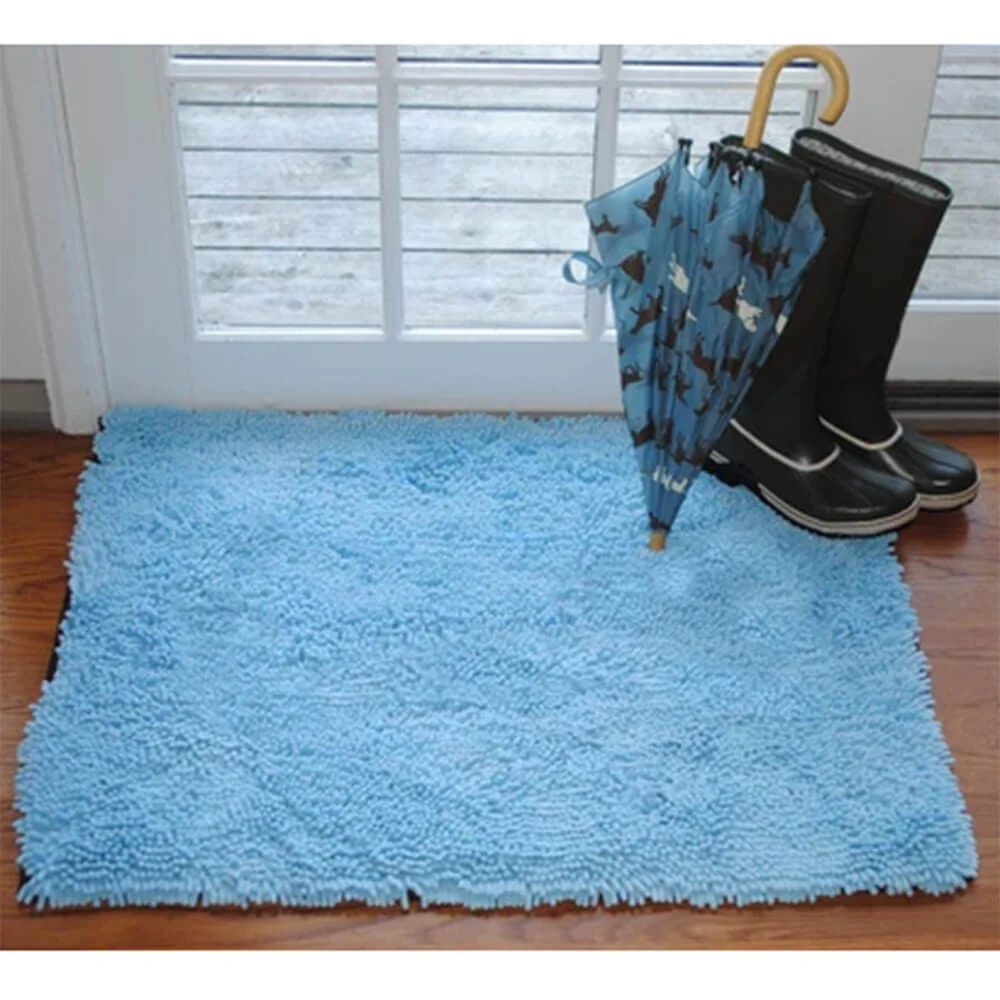 Large Doormat, Solid Light Blue, 26