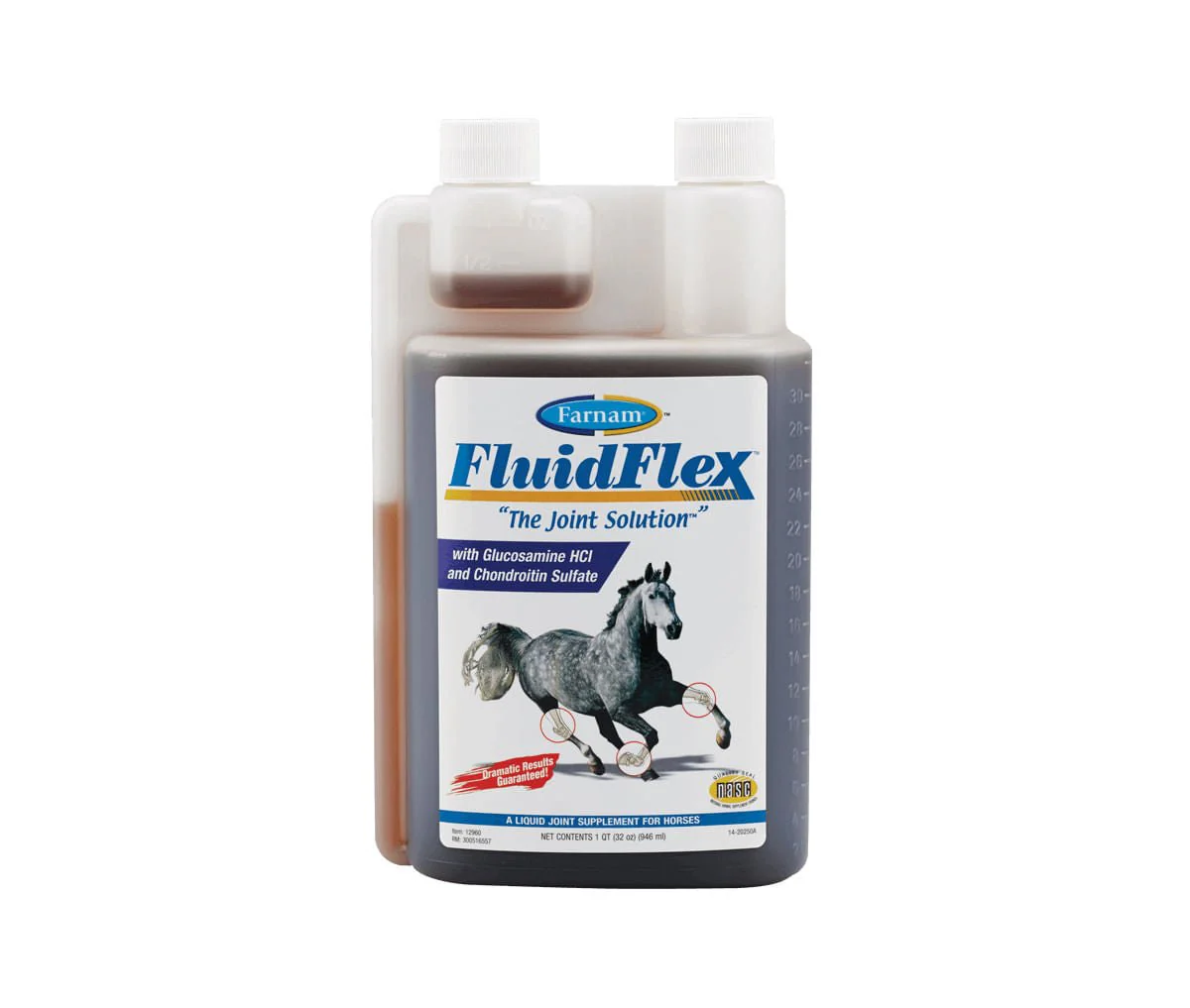 Farnam Fluidflex Liquid Joint Supplement for Horses, 32 Ounces, 32 Day Supply - Pet's Shop