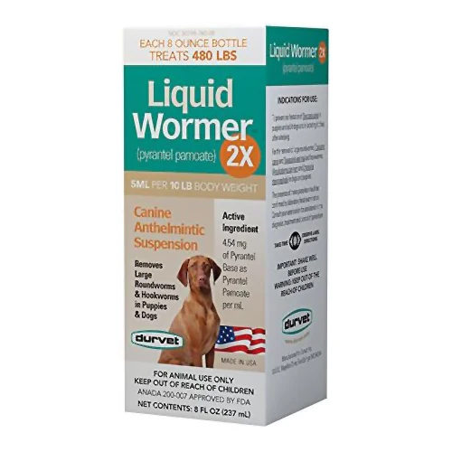 Durvet Liquid Wormer 2X for Dogs - Pet's Shop