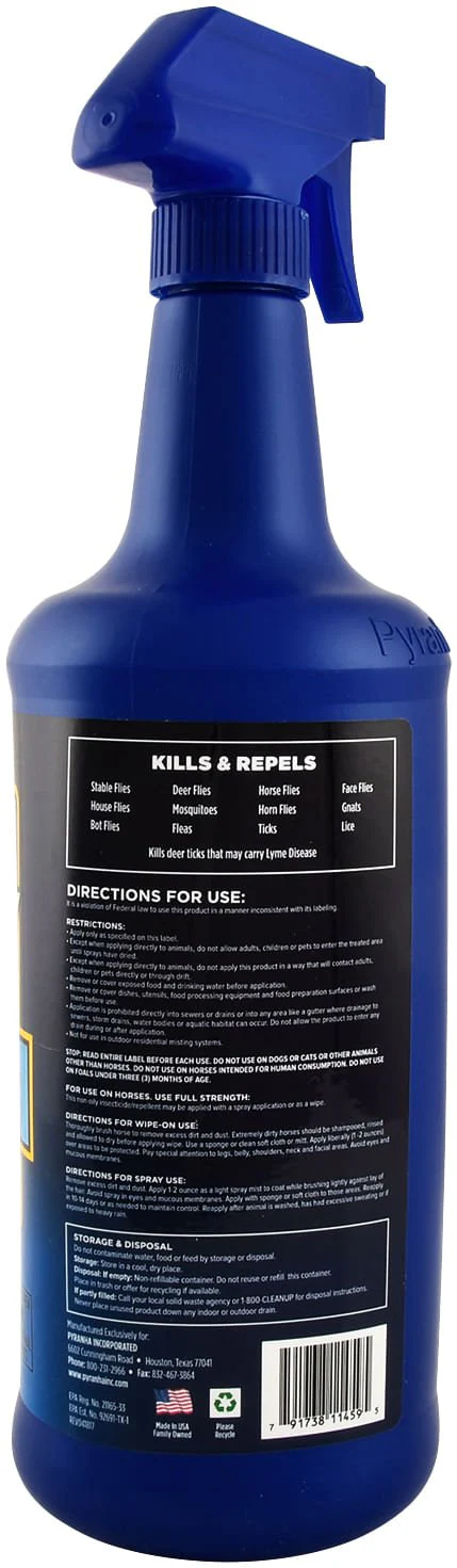 Pyranha Equine Spray & Wipe - Pet's Shop