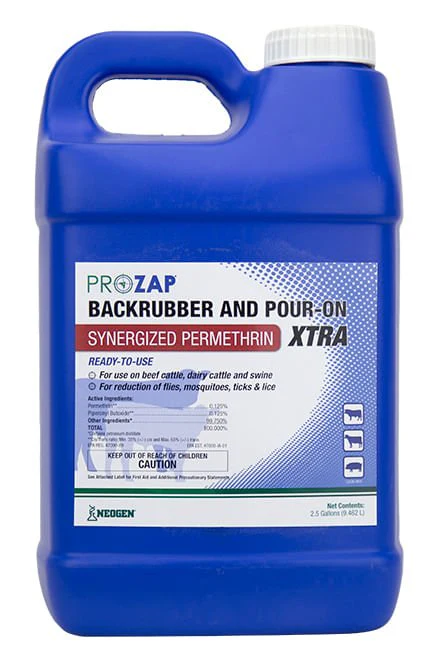 ProZap Backrubber & Pour-On Xtra, 2.5 gal - Pet's Shop