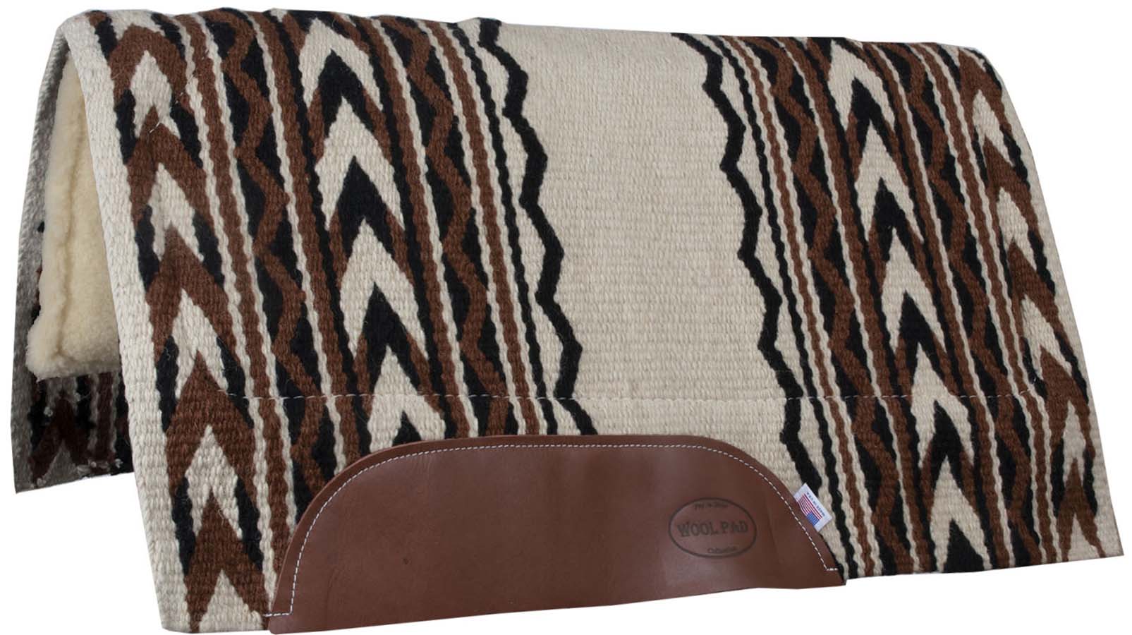 Mustang Arrowhead Fleece Bottom Saddle Pad, 36