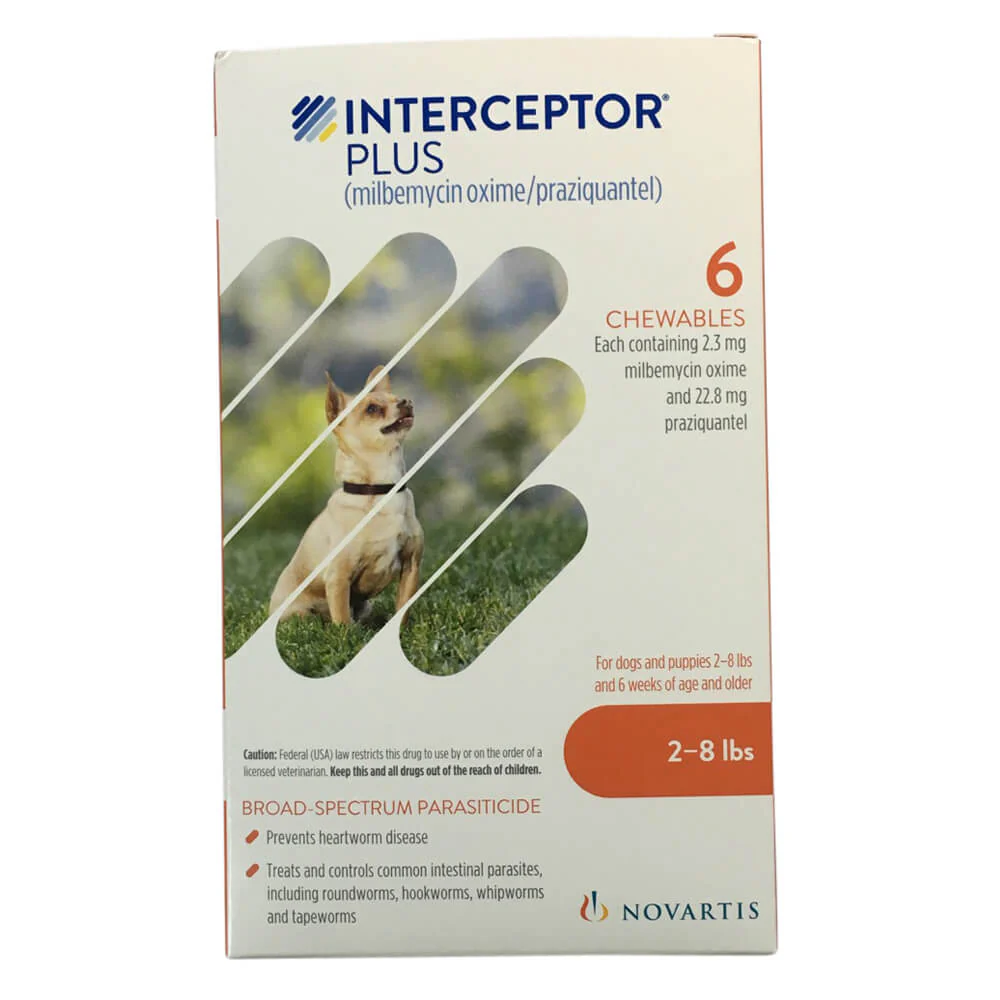 Rx Interceptor Plus Chewable Tablets for Dogs - Pet's Shop