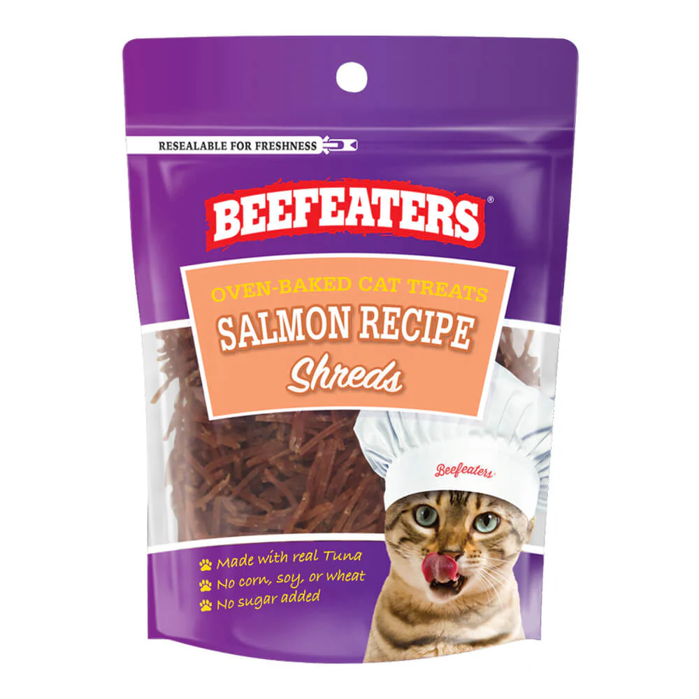 Beefeaters Salmon Shreds, 1.41 oz - Pet's Shop