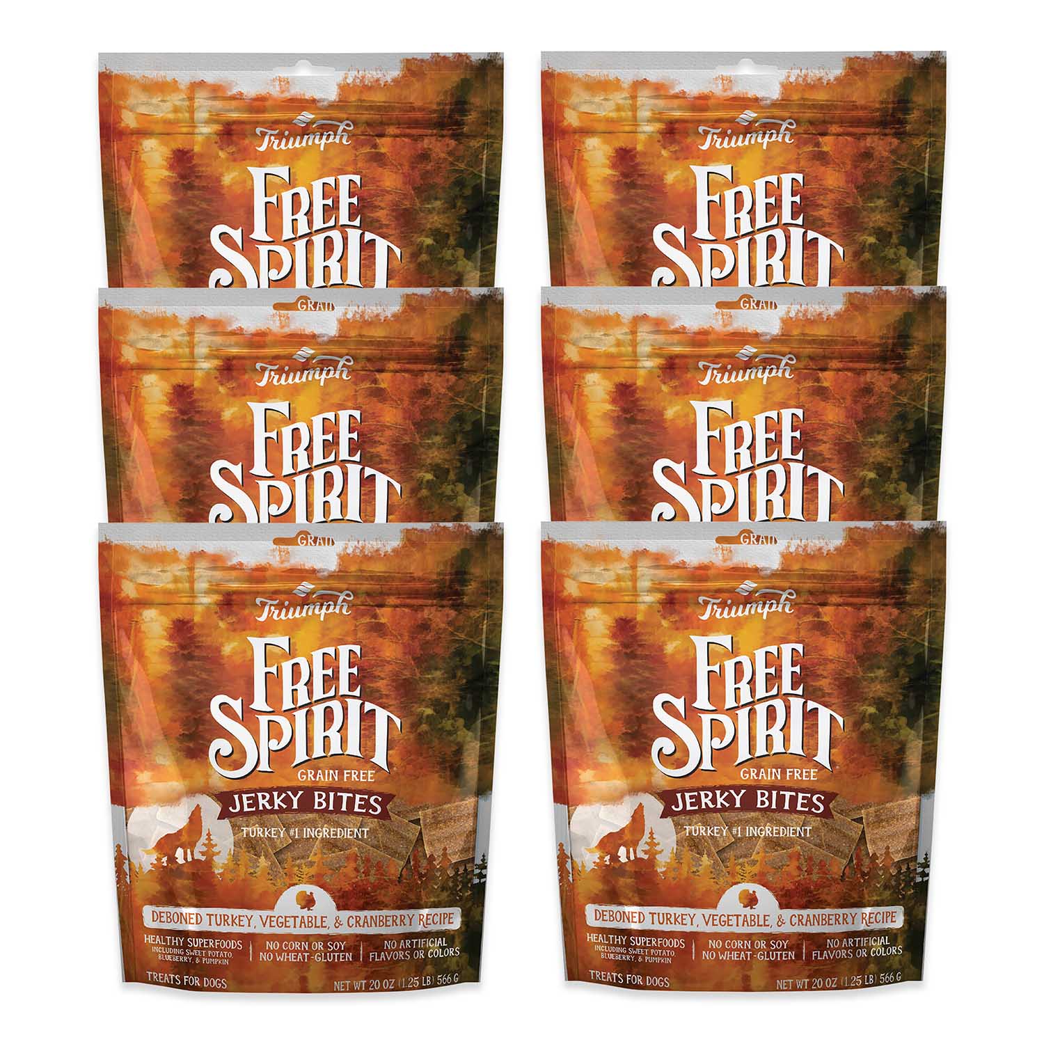 Free Spirit Deboned Jerky Bites, 20 oz - Pet's Shop