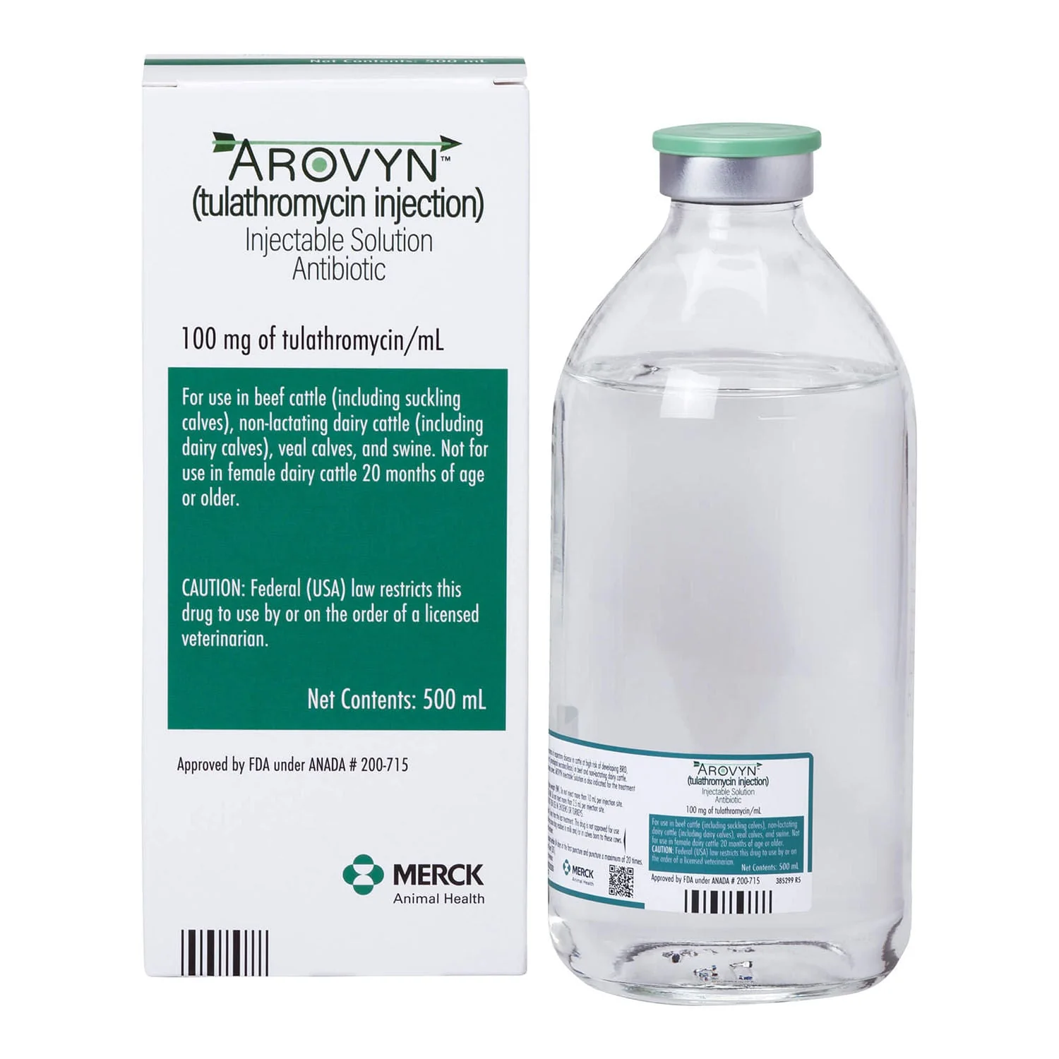 Rx Arovyn (tulathromycin) Injectable Solution for Swine & Cattle - Pet's Shop