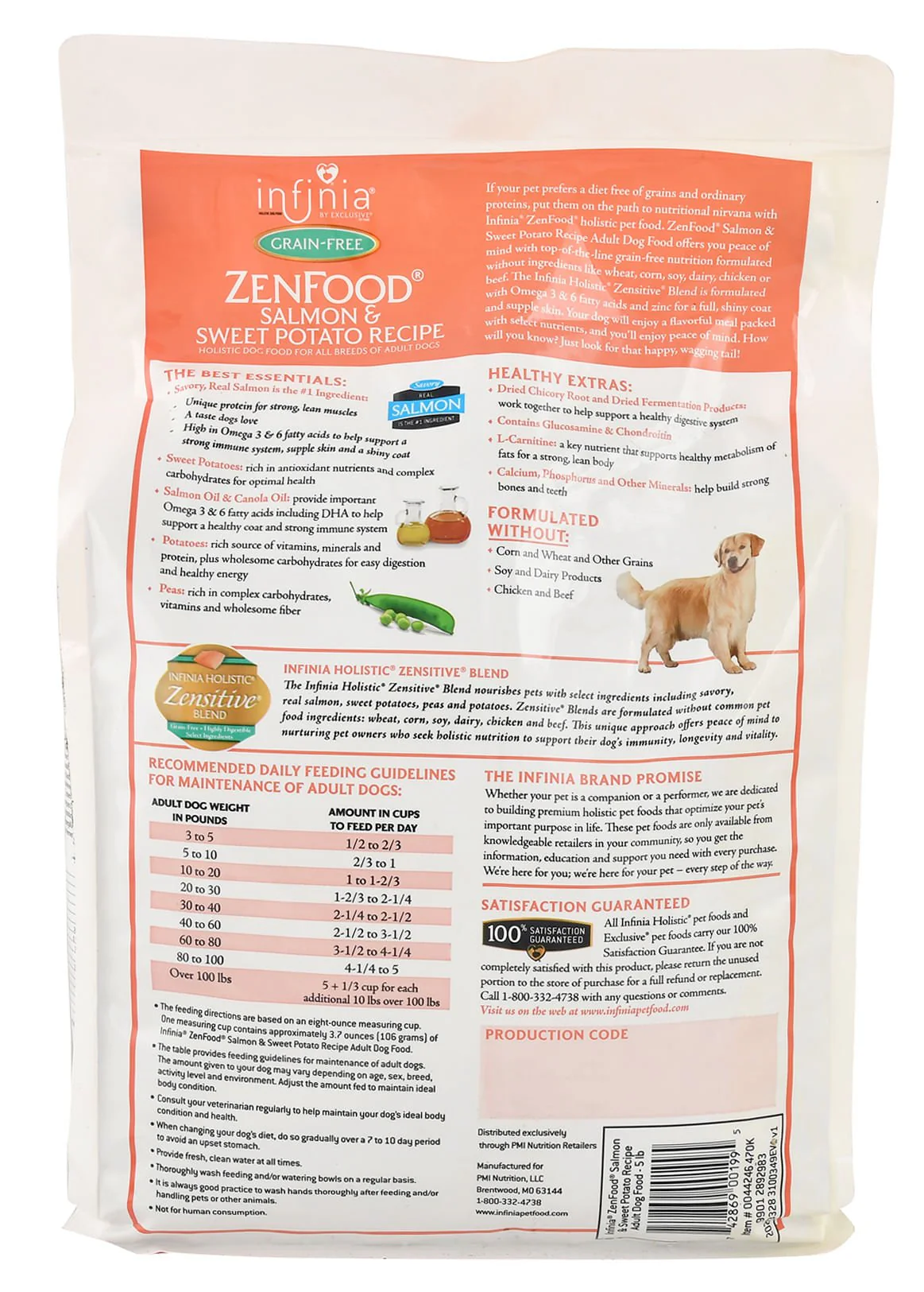 Infinia Grain-Free Zen Salmon Dog Food - Pet's Shop