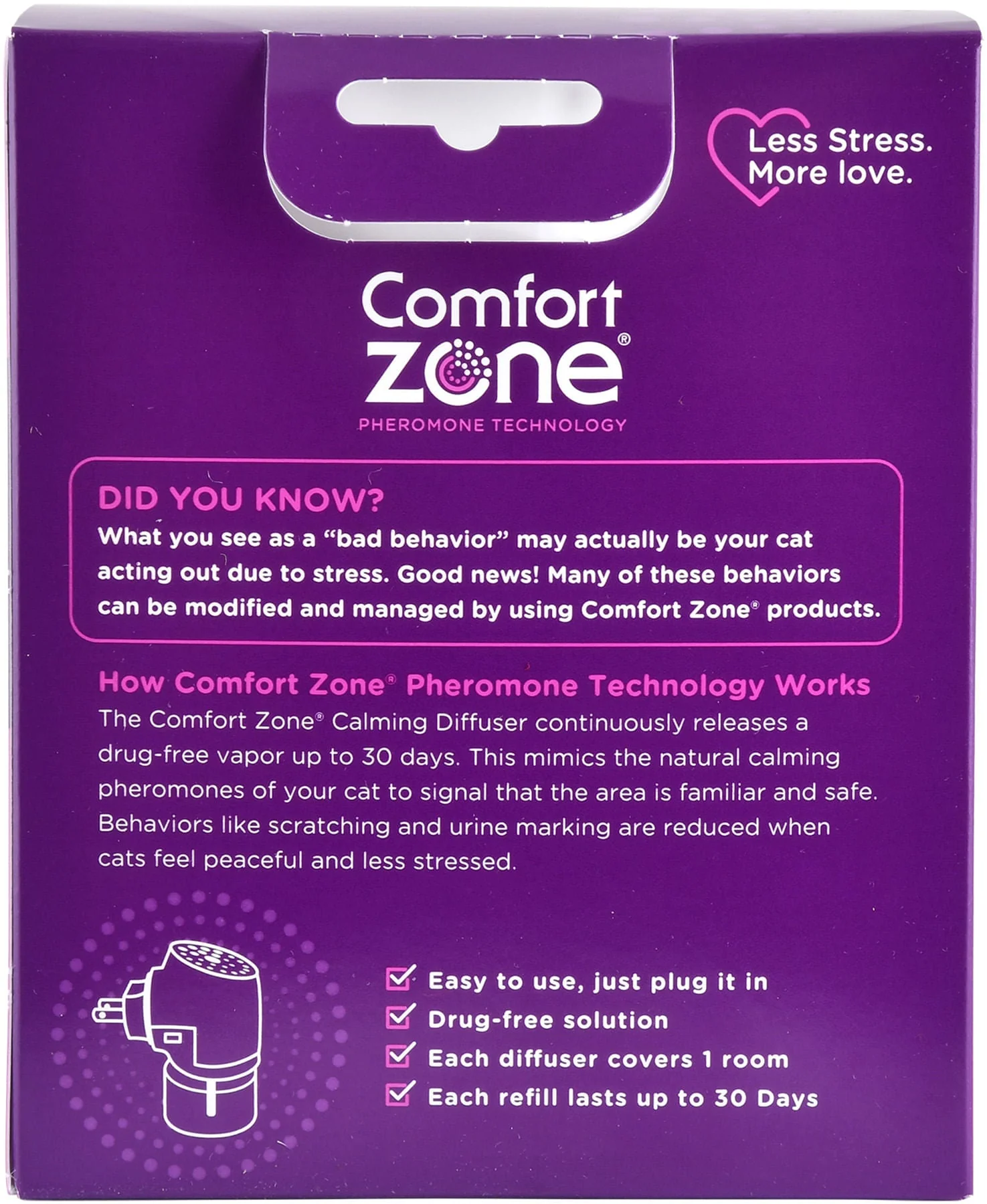 Comfort Zone Plug-In with Feliway - Pet's Shop