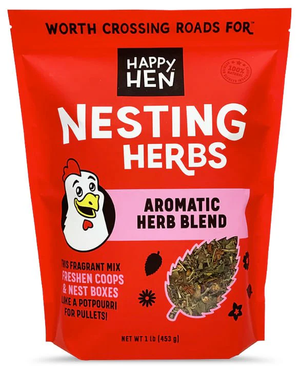 Happy Hen Nesting Herbs, Aromatic Herb Blend, 1 lb bag - Pet's Shop
